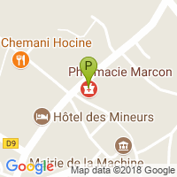 carte de la Pharmacie Marcon