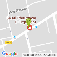 carte de la Pharmacie d'Orgemont