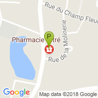 carte de la Pharmacie Vitre