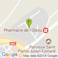 carte de la Pharmacie Carmi Centre Est