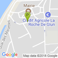 carte de la Pharmacie de la Roche de Glun