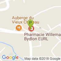 carte de la Pharmacie Bydlon Willemaire