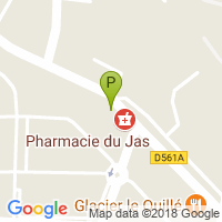 carte de la Pharmacie du Jas