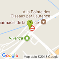 carte de la Pharmacie de la Saulce