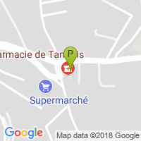 carte de la Pharmacie de Tamaris