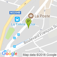 carte de la Pharmacie de la Poste