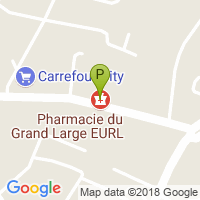 carte de la Pharmacie du Grand Large