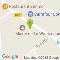 carte de la Pharmacie de la Wantzenau