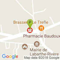 carte de la Pharmacie Baudoux Adria