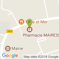 carte de la Pharmacie Mairesse