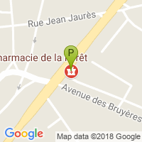 carte de la Pharmacie de la Foret