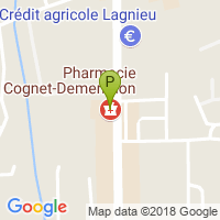 carte de la Pharmacie Cognet Dementhon