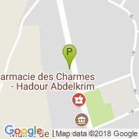 carte de la Pharmacie des Charmes