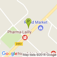 carte de la Pharmacie de Lailly