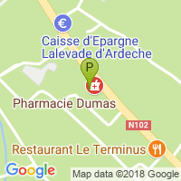 carte de la Pharmacie Dumas