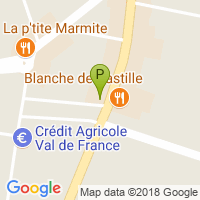 carte de la Pharmacie de l'Hotel de Ville