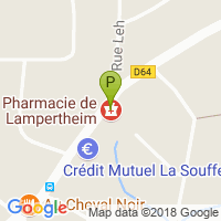 carte de la Pharmacie de Lampertheim