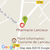 carte de la Pharmacie Lancieux