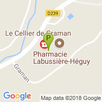 carte de la Pharmacie Labussiere