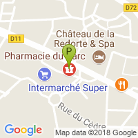 carte de la Pharmacie du Parc