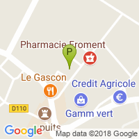 carte de la Pharmacie Froment