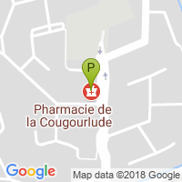 carte de la Pharmacie de la Cougourlude
