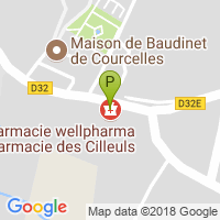 carte de la Pharmacie des Cilleuls