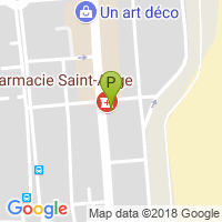 carte de la Pharmacie Saint Ange