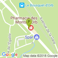 carte de la Pharmacie Calmette Salasc Ferrier