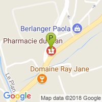 carte de la Pharmacie du Castellet