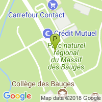 carte de la Pharmacie des Bauges