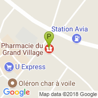 carte de la Pharmacie du Grand Village