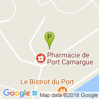 carte de la Pharmacie Port Camargue
