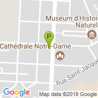 carte de la Pharmacie Notre Dame