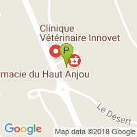 carte de la Pharmacie du Haut Anjou