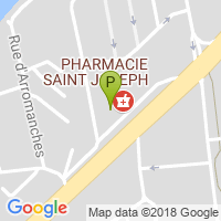 carte de la Pharmacie Saint Joseph
