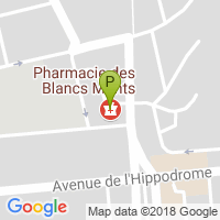 carte de la Pharmacie des Blancs Monts