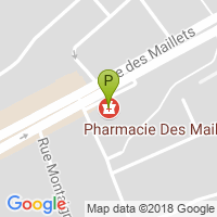 carte de la Pharmacie Monfort