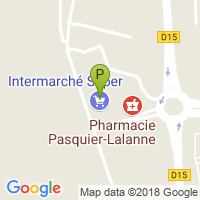 carte de la Pharmacie Pasquier Lalanne