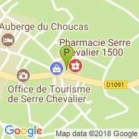 carte de la Pharmacie Castre-Martin