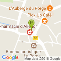 carte de la Pharmacie d'Alienor