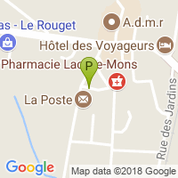 carte de la Pharmacie Lacaze Mons