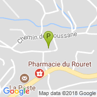 carte de la Pharmacie du Rouret