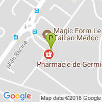 carte de la Pharmacie de Germignan