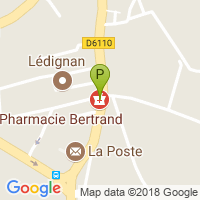 carte de la Pharmacie Bertrand