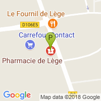 carte de la Pharmacie de Lege