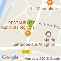 carte de la Pharmacie de l'Allagnon