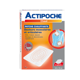 ACTIPOCHE Patch chauffant 2 unités