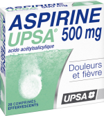 UPSA Aspirine 500mg 20 comprimés effervescents