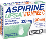 UPSA Aspirine vitaminée c 20 comprimés effervescents